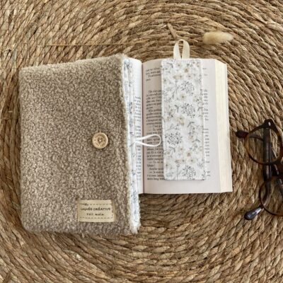 coffret livre marque page bouclette ourson