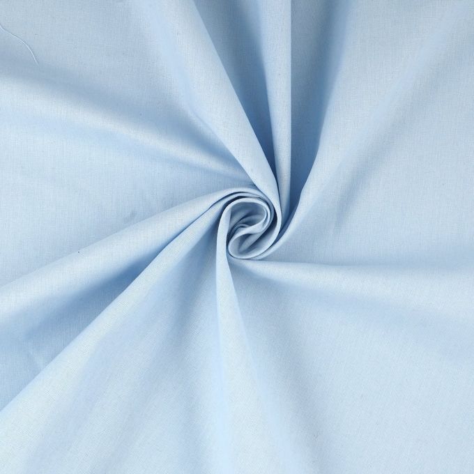 Coton Uni Bleu ciel