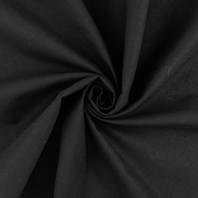 Coton Uni Noir