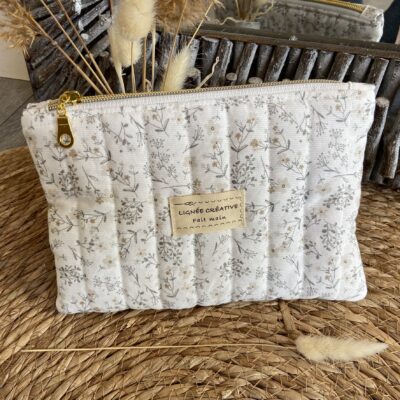 Pochette plate Irune Taupe