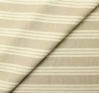 Tissu imprime rayé beige