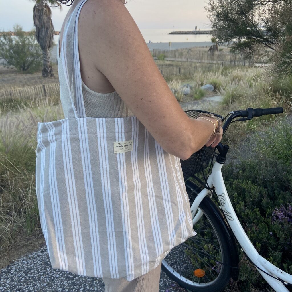 sac cabas jeanne ficelle porté